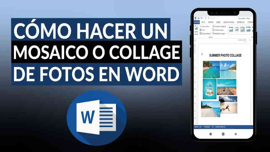 Guía completa para crear collages de fotos: Word, celular e impresión ...